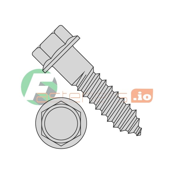 Newport Fasteners Lag Screw, 5/16 in, 1 in, Steel, Hot Dipped Galvanized Hex Hex Drive, 700 PK 842817 - main